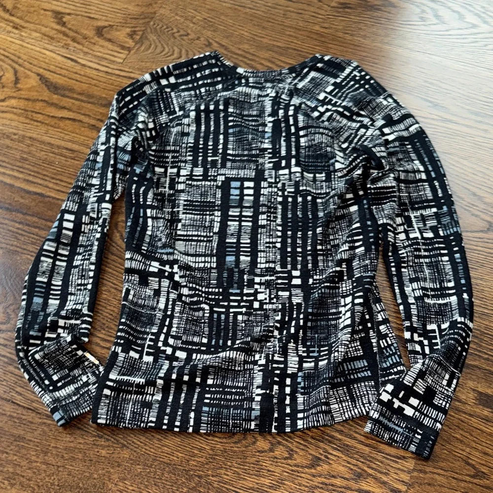 Smartwool black/white  top - Picture 4 of 5